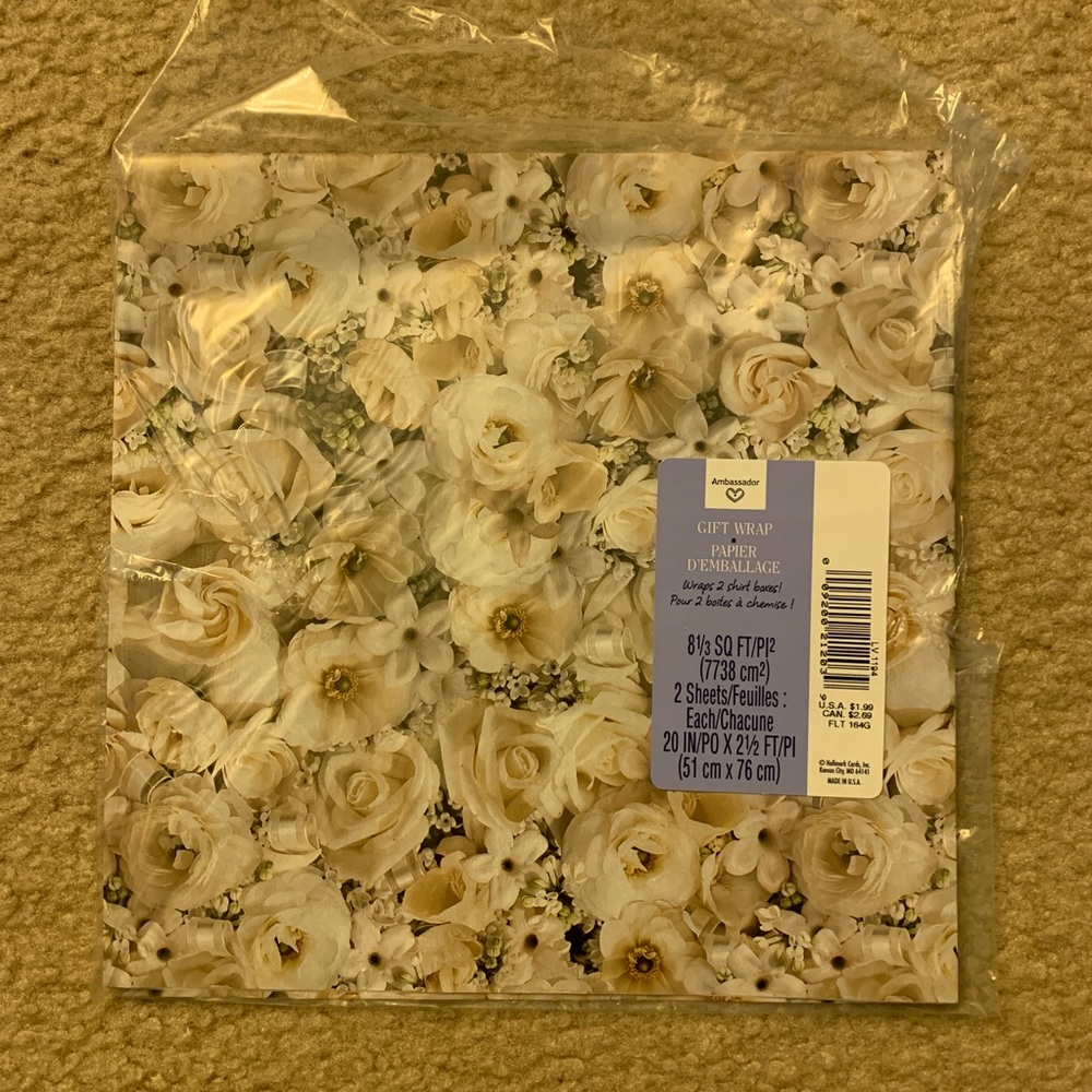 Free item: wedding gift wrap